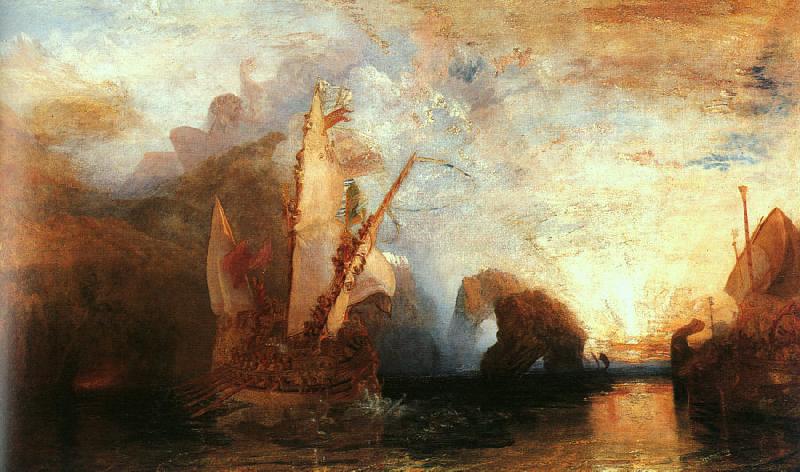 Joseph Mallord William Turner Ulysses Deriding Polyphemus Sweden oil painting art